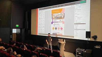 Matti showing AppGyver