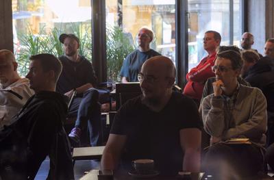 Attendees during the Turbo Desktop talk