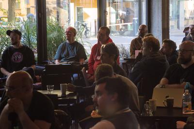 Attendees during the accessibility talk